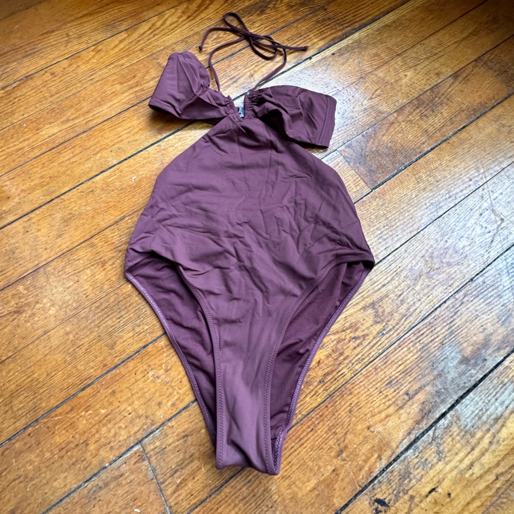 Zara one piece bathing suit